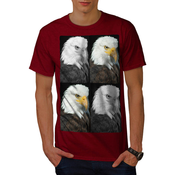 Eagle Head Look Front Mens T-Shirt