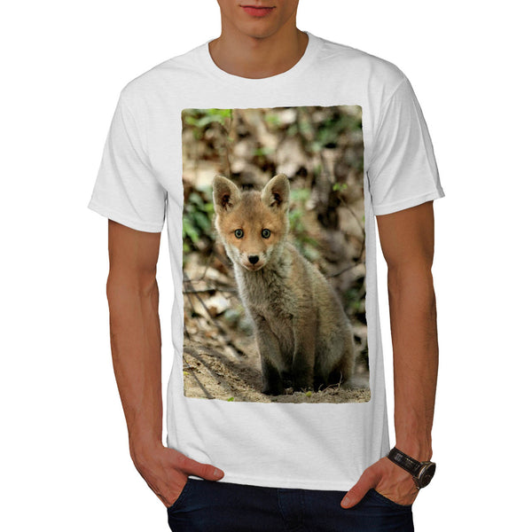 Adorable Red Fox Cub Mens T-Shirt