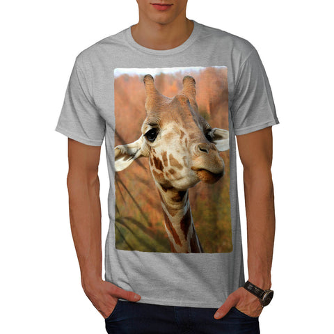 Giraffe Look Forward Mens T-Shirt