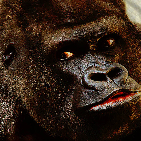 Wacky Gorilla Face Mens T-Shirt