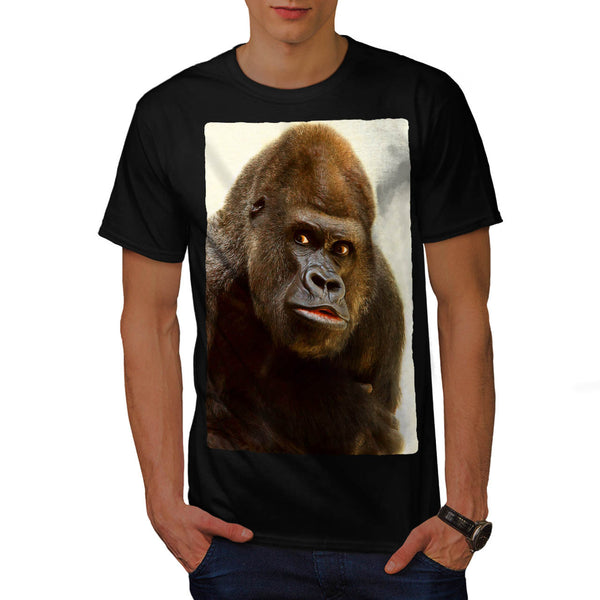 Wacky Gorilla Face Mens T-Shirt
