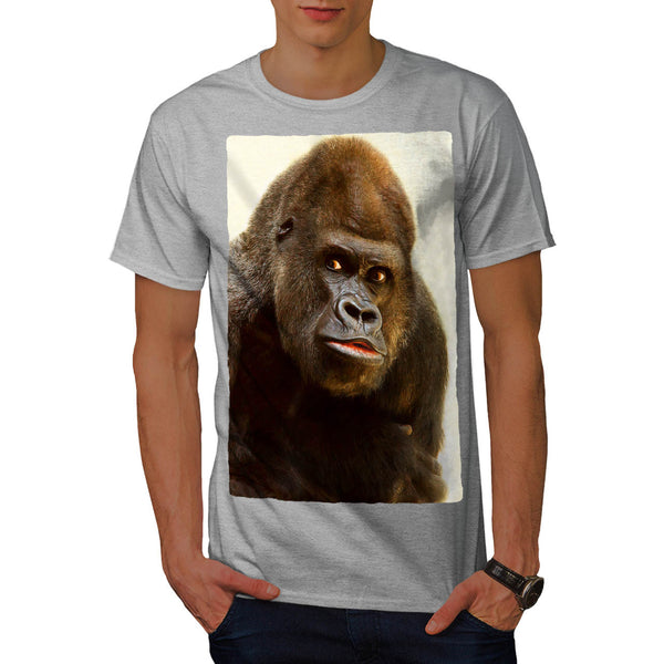 Wacky Gorilla Face Mens T-Shirt