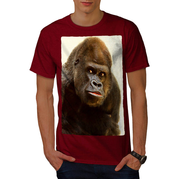 Wacky Gorilla Face Mens T-Shirt