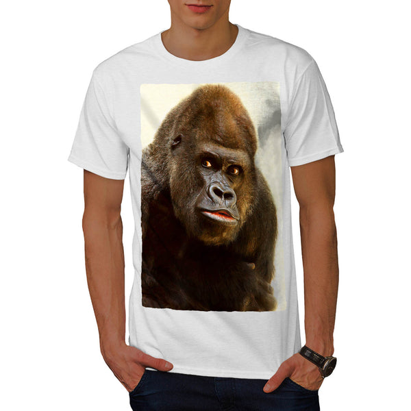 Wacky Gorilla Face Mens T-Shirt