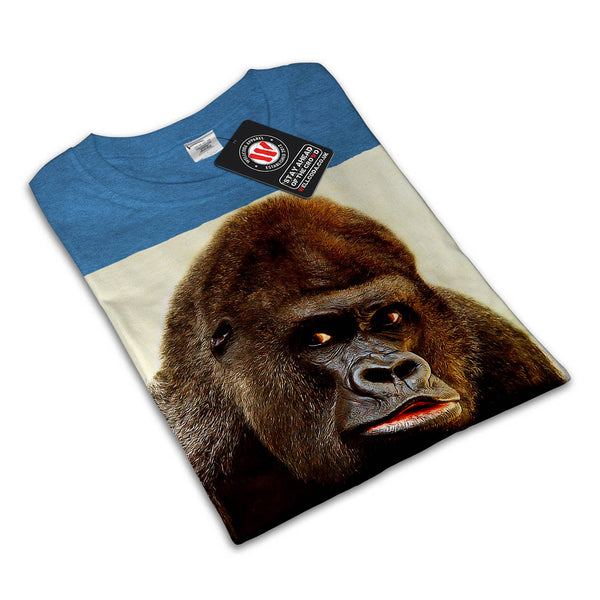 Wacky Gorilla Face Womens T-Shirt