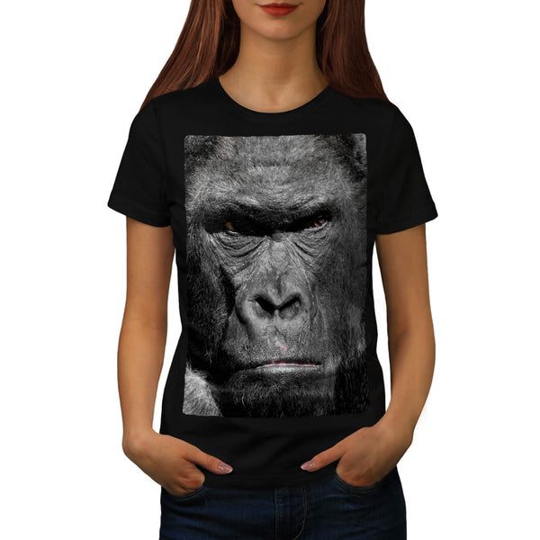 Mean Gorilla Monkey Womens T-Shirt