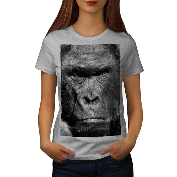 Mean Gorilla Monkey Womens T-Shirt