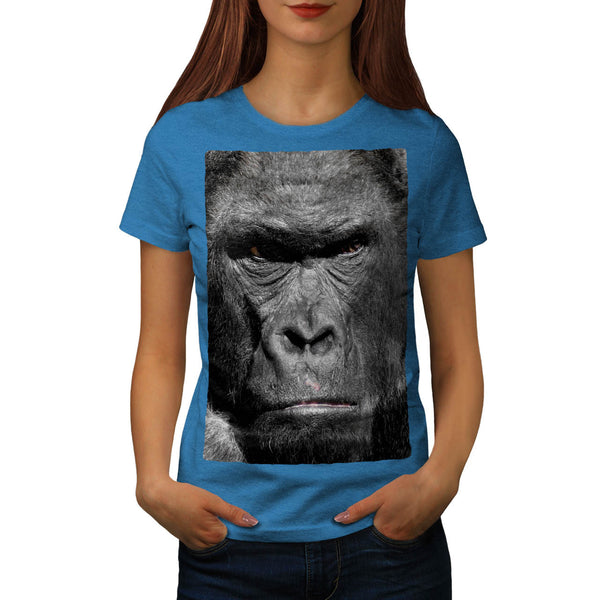 Mean Gorilla Monkey Womens T-Shirt