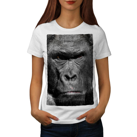 Mean Gorilla Monkey Womens T-Shirt