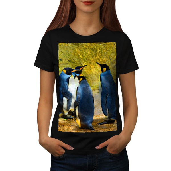 Group Of Penguins Womens T-Shirt