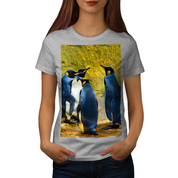 Group Of Penguins Womens T-Shirt