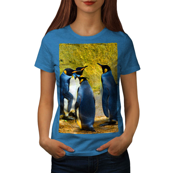 Group Of Penguins Womens T-Shirt