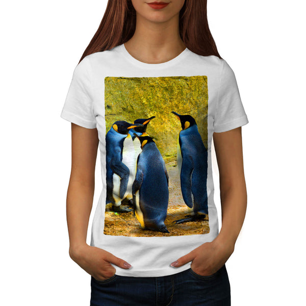 Group Of Penguins Womens T-Shirt