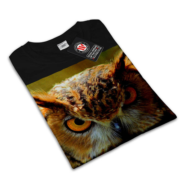 Owl Eyes Look Womens T-Shirt