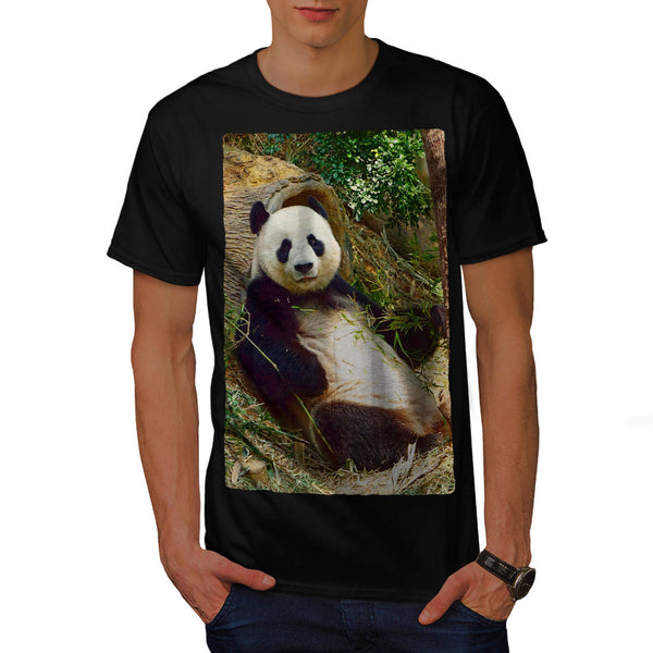Bear Panda Chill Mens T-Shirt