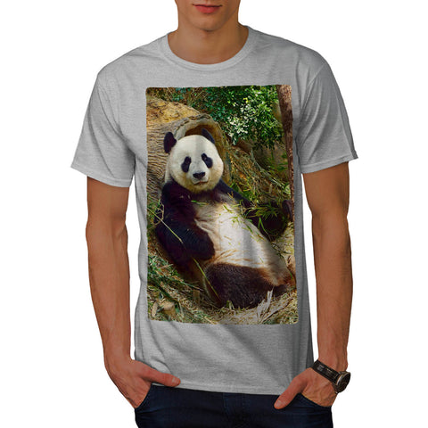 Bear Panda Chill Mens T-Shirt
