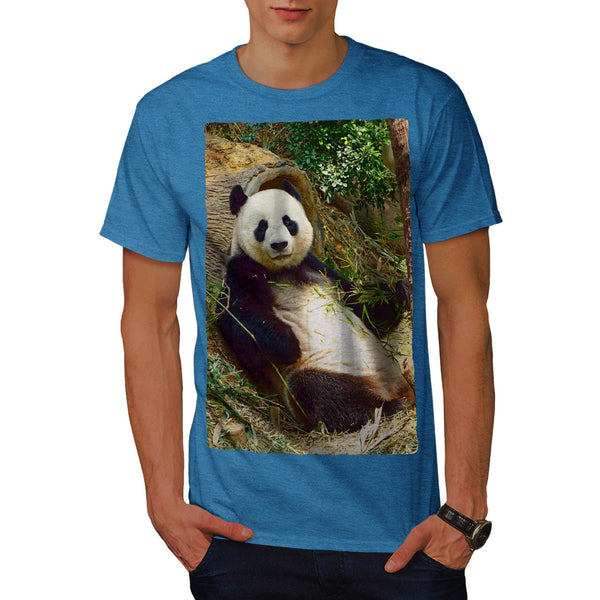 Bear Panda Chill Mens T-Shirt