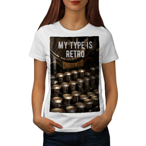 Underwood Typewriter Womens T-Shirt