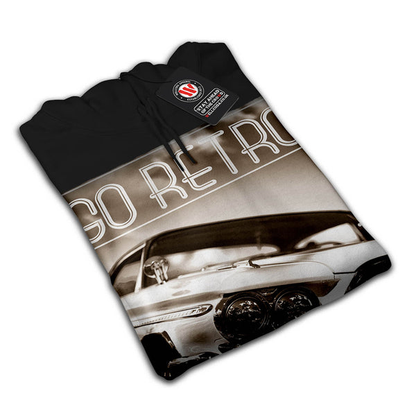 Go Retro Car Mens Hoodie