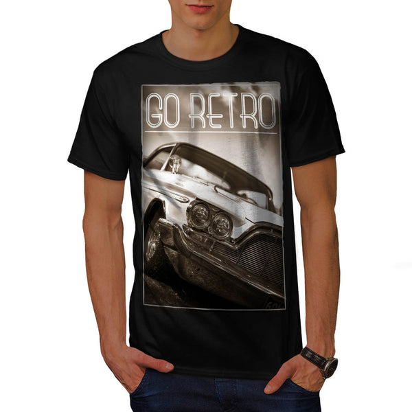Go Retro Car Mens T-Shirt