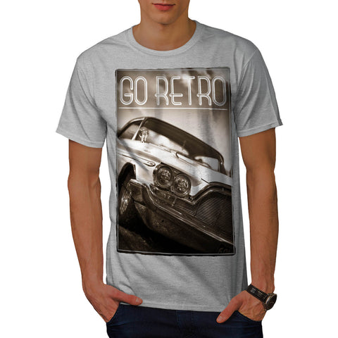 Go Retro Car Mens T-Shirt