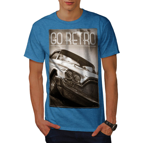 Go Retro Car Mens T-Shirt