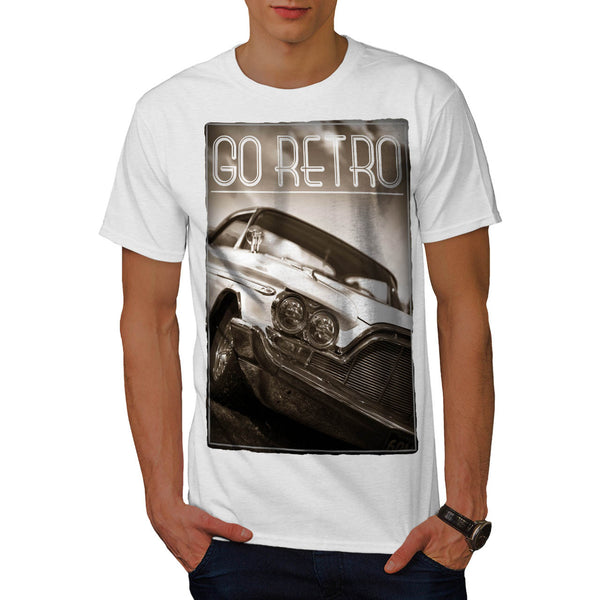 Go Retro Car Mens T-Shirt