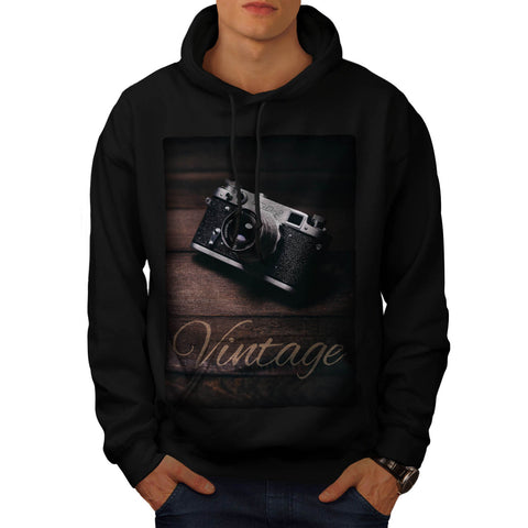 Vintage Foto Camera Mens Hoodie