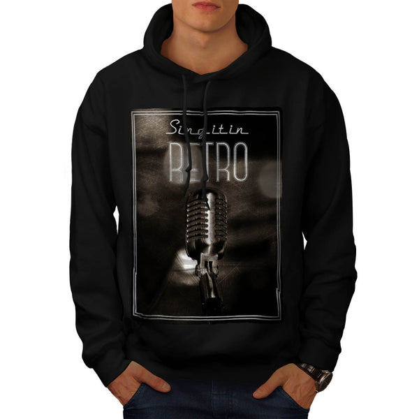 Retro Slogan Mens Hoodie