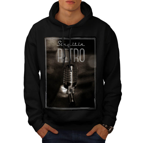 Retro Slogan Mens Hoodie