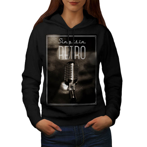 Retro Slogan Womens Hoodie