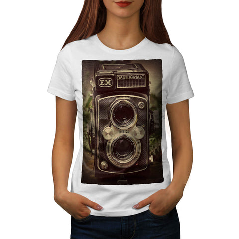 Old Foto Camera Womens T-Shirt