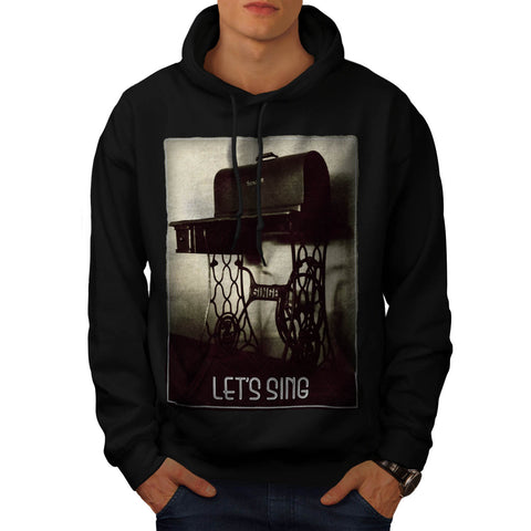 Singer Sewing Machine Mens Hoodie