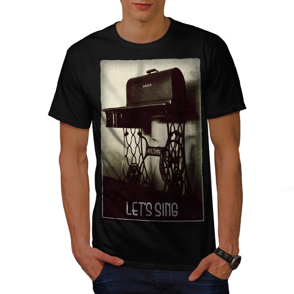 Singer Sewing Machine Mens T-Shirt
