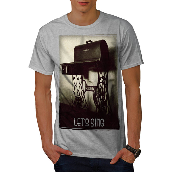 Singer Sewing Machine Mens T-Shirt
