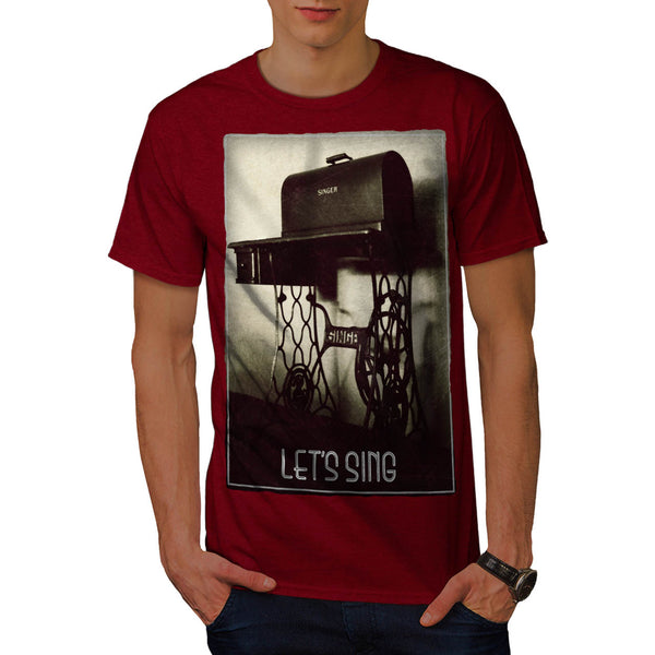Singer Sewing Machine Mens T-Shirt