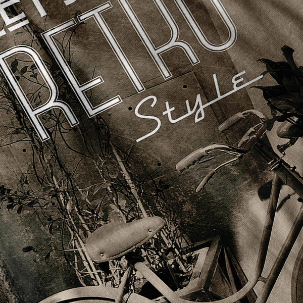 Retro Bike Foto Mens T-Shirt