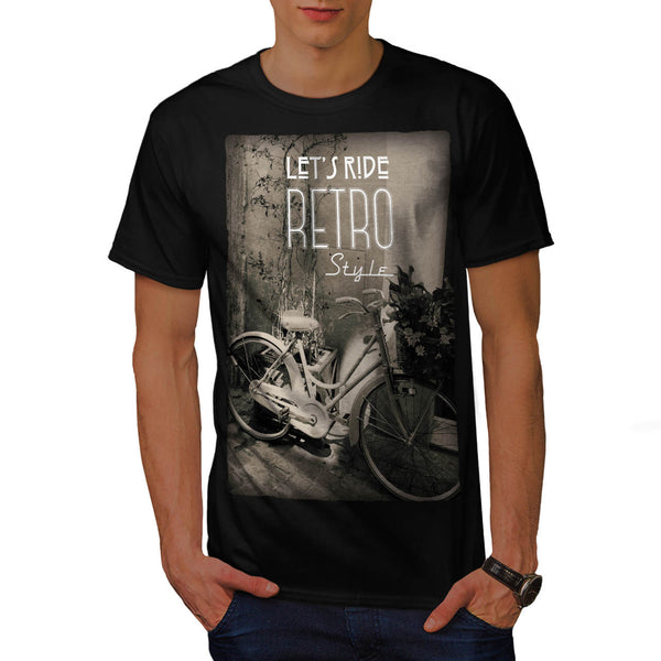 Retro Bike Foto Mens T-Shirt