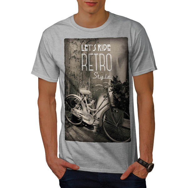 Retro Bike Foto Mens T-Shirt