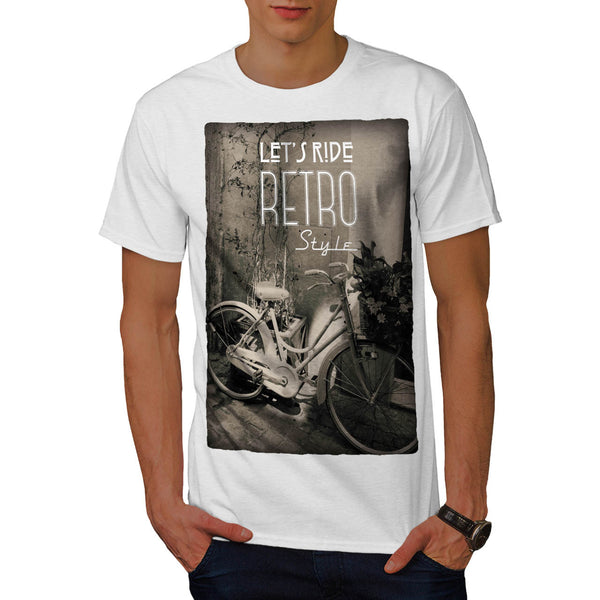 Retro Bike Foto Mens T-Shirt