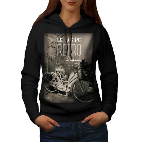 Retro Bike Foto Womens Hoodie