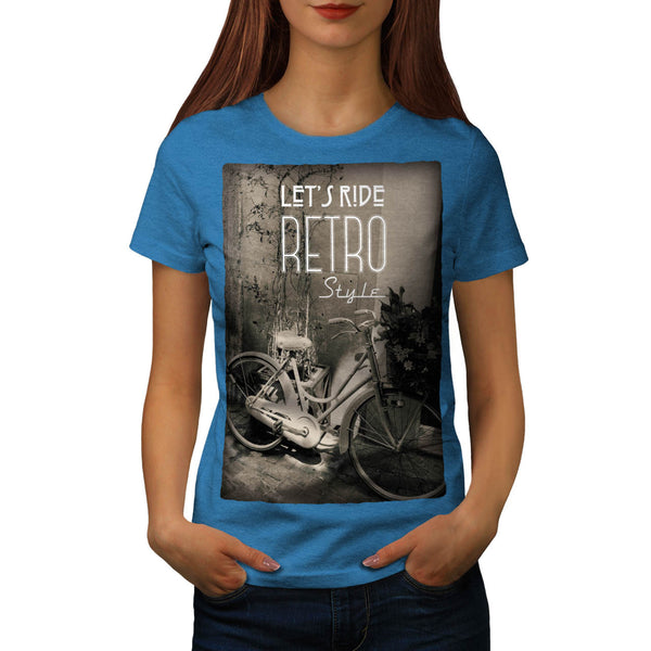 Retro Bike Foto Womens T-Shirt