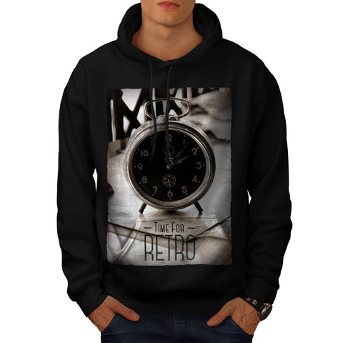Retro Old Watch Mens Hoodie