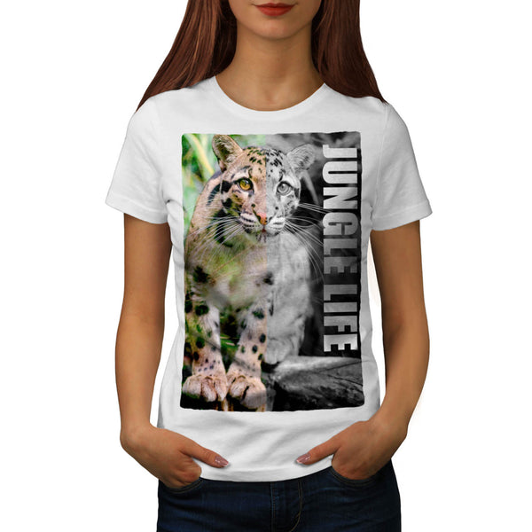 Wild Leopard Look Womens T-Shirt