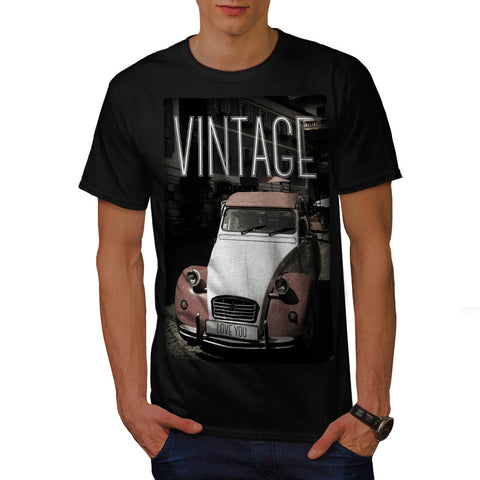Old Retro Car Mens T-Shirt