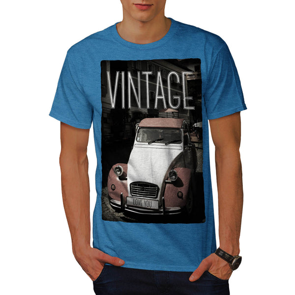 Old Retro Car Mens T-Shirt