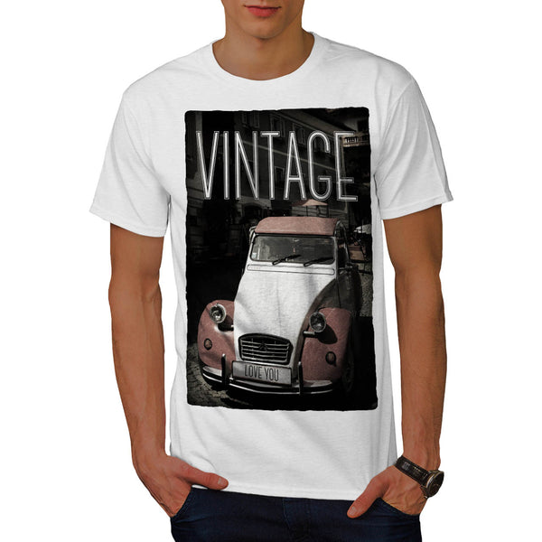 Old Retro Car Mens T-Shirt