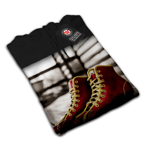 Retro Roller Blades Mens Hoodie