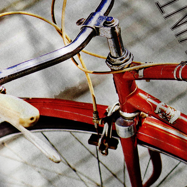 Vintage Red Bike Mens T-Shirt