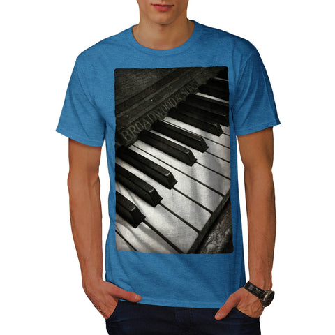 Vintage Old Piano Mens T-Shirt